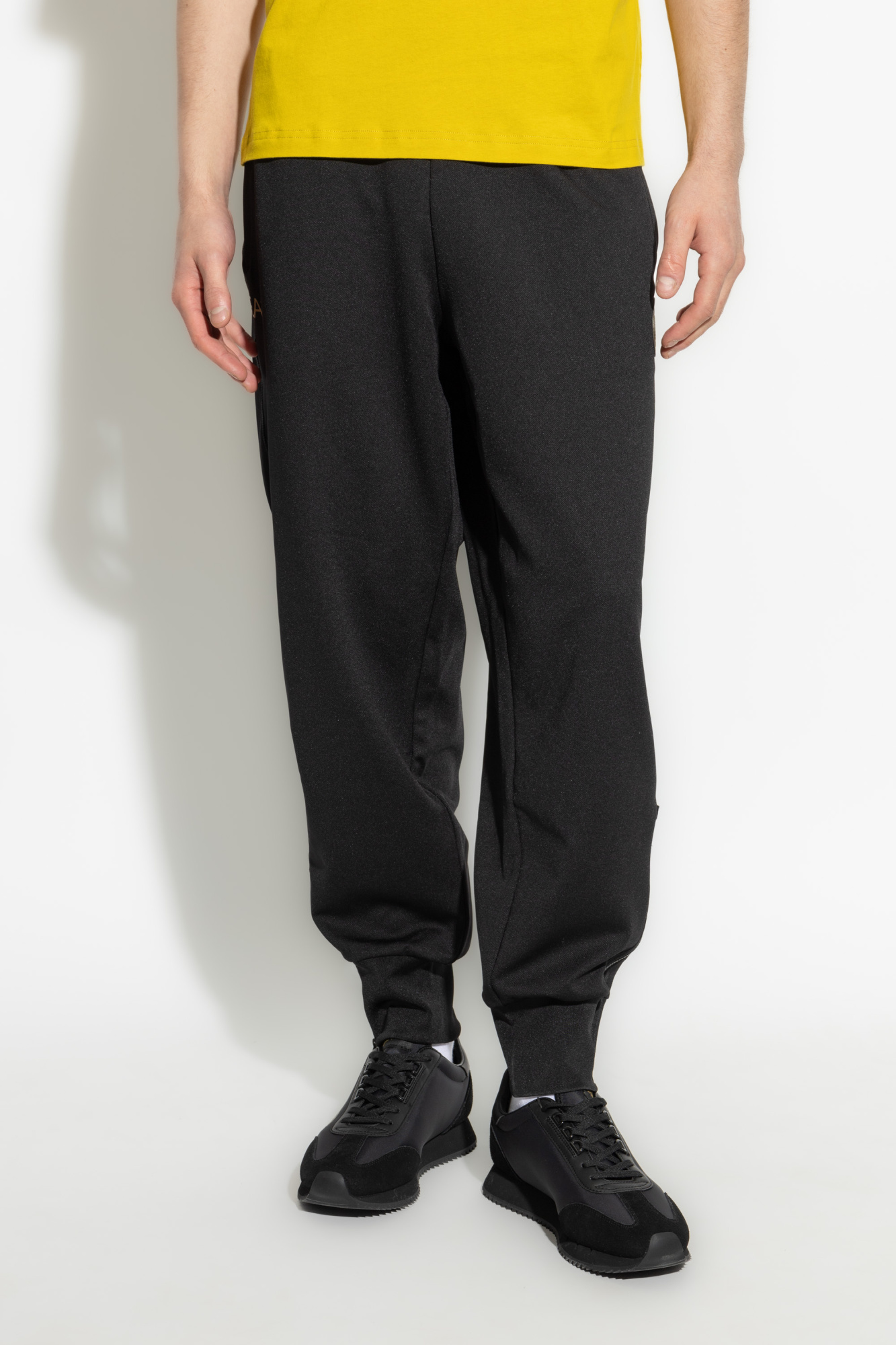 EA7 Emporio Armani Pants with logo patch | Men's Clothing EA7 Emporio Armani Pants with logo patch | Men's Clothing